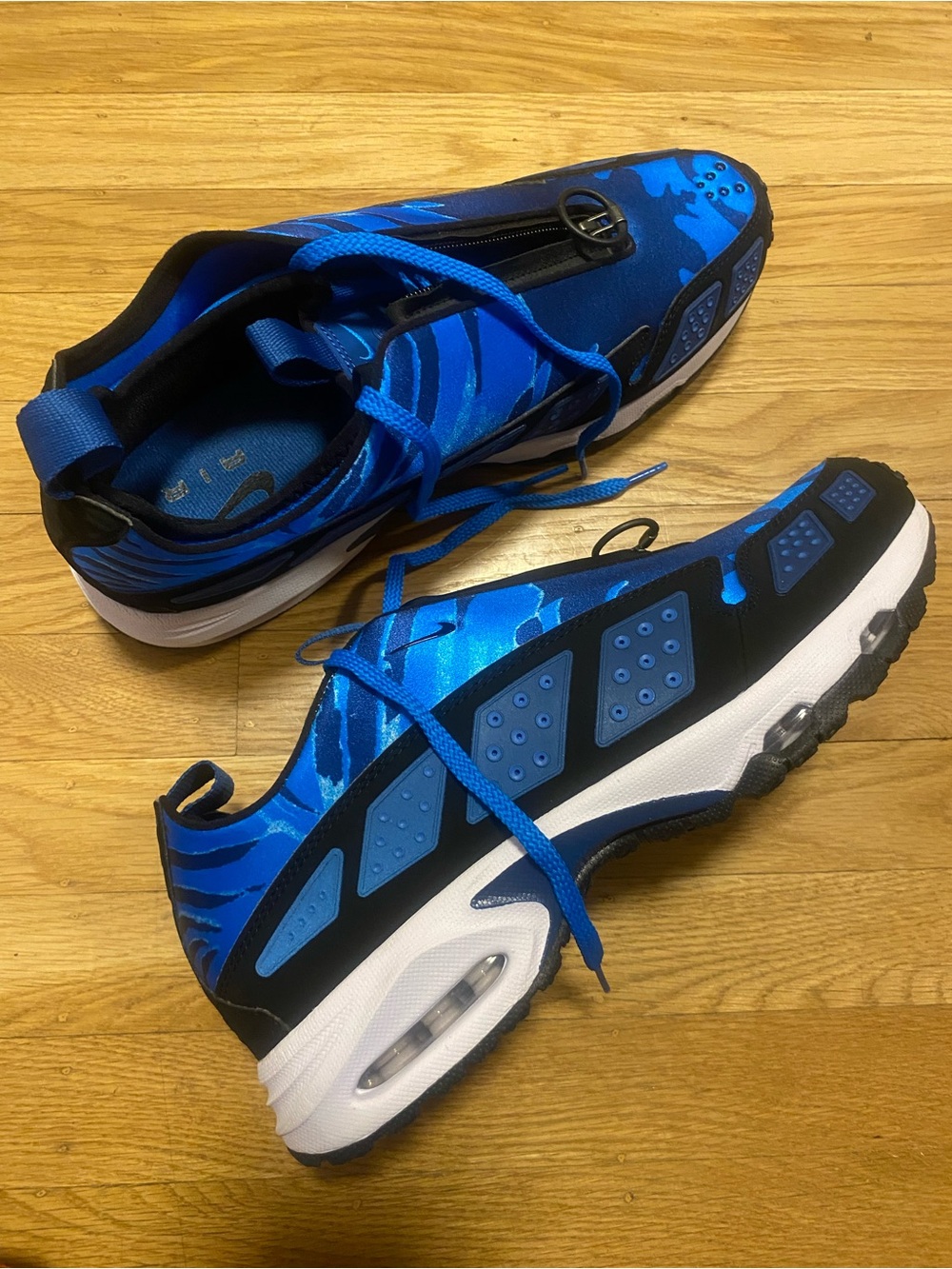 NEW Nike Air Sunder Max Photo Blue Camo W